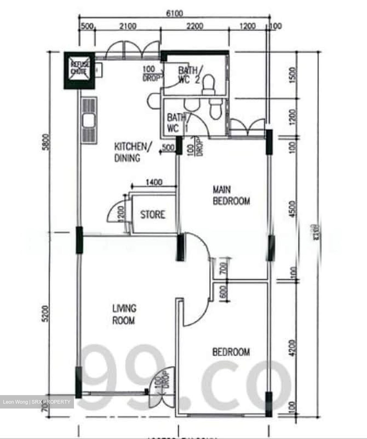 Blk 105 Gangsa Road (Bukit Panjang), HDB 3 Rooms #568102501